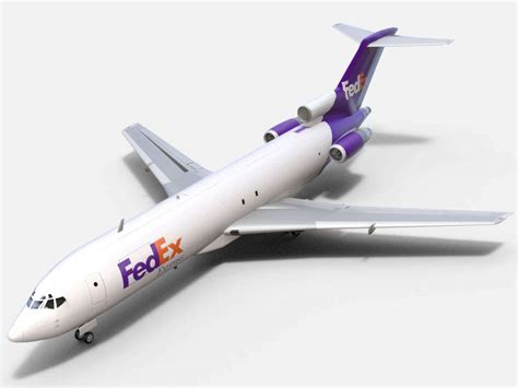 Boeing 727-200 FedEx 3D Model by Dreamscape Studios