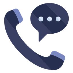 Phone Conversation Flat Icon PNG & SVG Design For T-Shirts