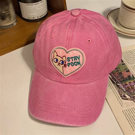 Funny Lovely Girls Women Baseball Caps Female Adjustable Snapback Hiking Pink Student Lady Hats ...