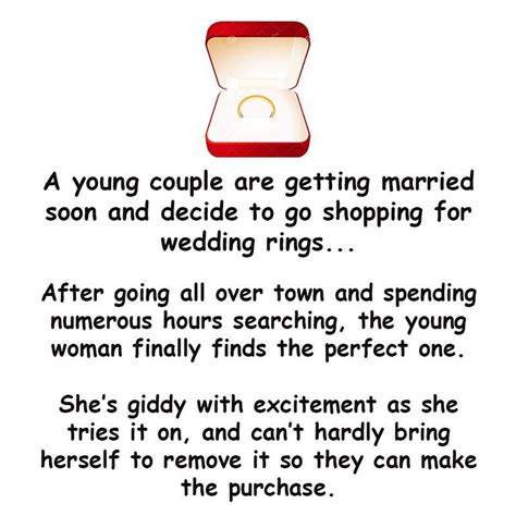 A Man Buying Wedding Ring – Funny Joke Of The Day | Wedding jokes, Latest jokes, Marriage jokes