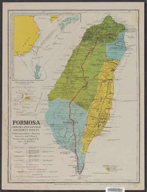 Formosa, 1901 : r/MapPorn