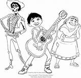 Coco Movie Coloring Pages At GetColoringscom  Free Printable sketch template