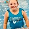 Birthday Girl Swimsuit Birthday Girl Swimwear - Etsy