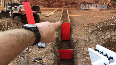 How to Create and Pour Step Footings in an ICF Project - YouTube
