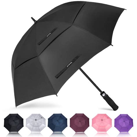 Golf Umbrella 58/62/68 Inch, Large Windproof Umbrellas Automatic Open Oversize Rain Umbrella ...