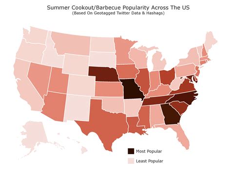 Cookout Cartography: Mapping Regional Grilling And Barbecue Trends ...