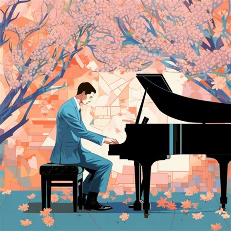 Man Playing Piano Vector Art Print Free Stock Photo - Public Domain ...