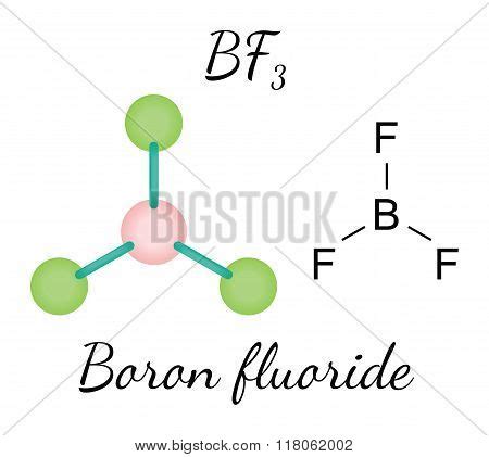 BF3 Boron Fluoride Vector & Photo (Free Trial) | Bigstock