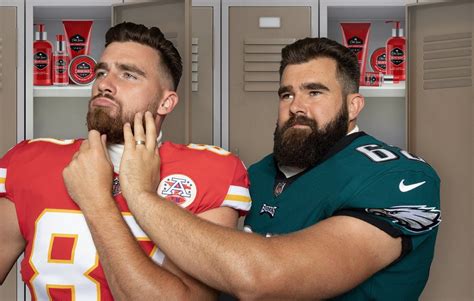 Travis and Jason Kelce | Jason kelce, Beard, Travis kelce