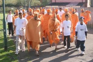 The annual BAPS Sponsored Walk, London, UK