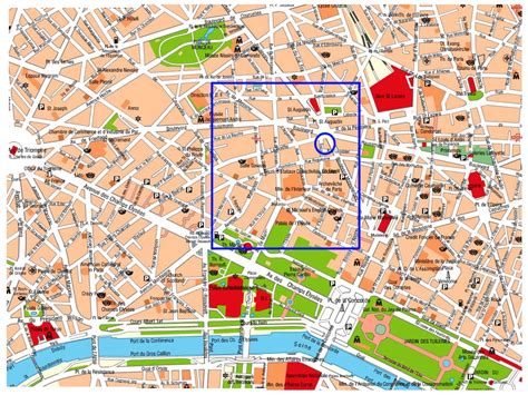 Parisbestlodge - Map of 8th Arrondissement Paris Champs-Elysees Madeleine