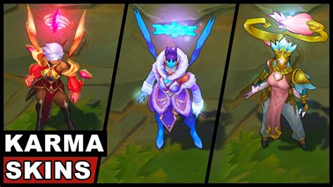 All Karma Skins Spotlight (League of Legends) - YouTube