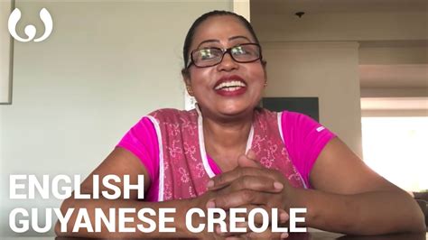 WIKITONGUES: Sandra speaking English and Guyanese Creole - YouTube