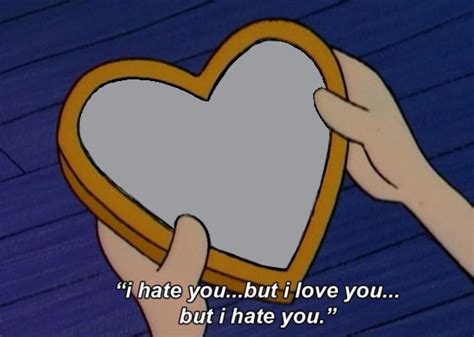 Helga I hate you but I love you Blank Template - Imgflip