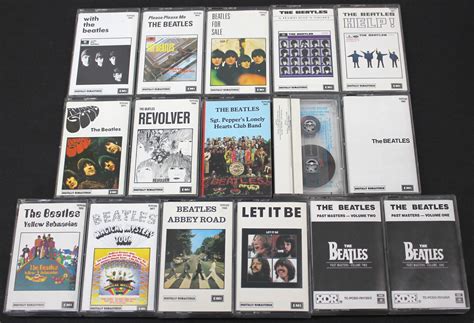 The Beatles Collection: 16 Cassette Tape Collection Roll Top Box