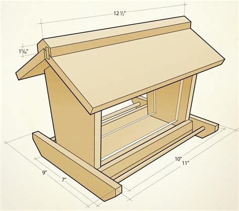 Bird feeder | Birdhouse woodworking plans, Bird houses diy, Bird house ...