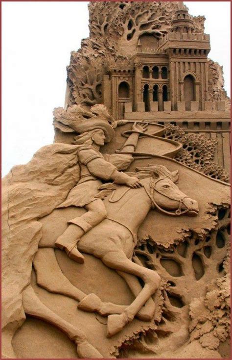 Sand Sculpture / Sandy fairy tales | Zandsculpturen, Zand kunst, Sculpturen