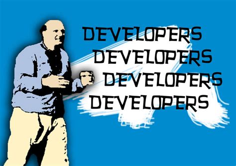 Steve Ballmer 'Developers' t-shirt by OliverGeary on DeviantArt