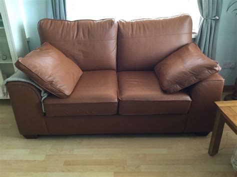 M&S leather large 2 seater sofa | in Whitehead, County Antrim | Gumtree