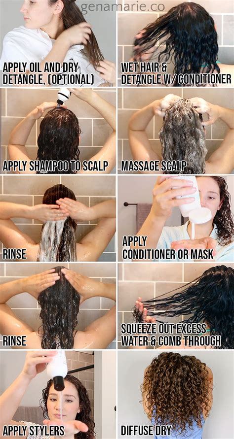 How To Wash Curly Hair Properly