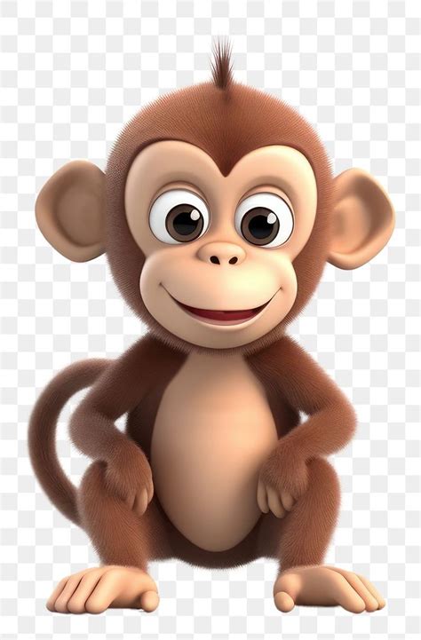 PNG Cartoon mammal animal monkey | Premium PNG - rawpixel