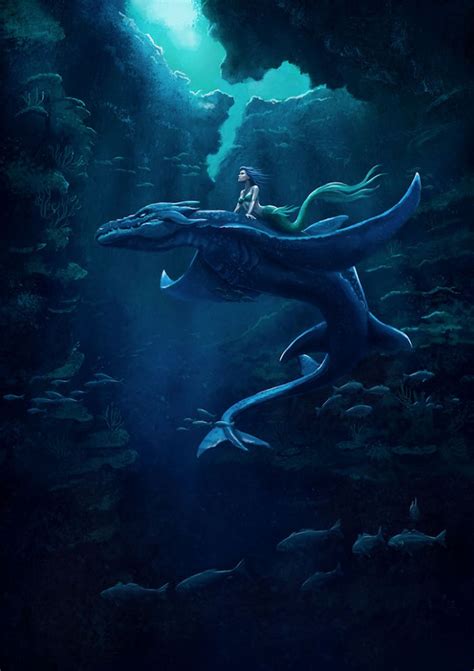 Que legal! | Mythical creatures, Fantasy mermaids, Sea dragon