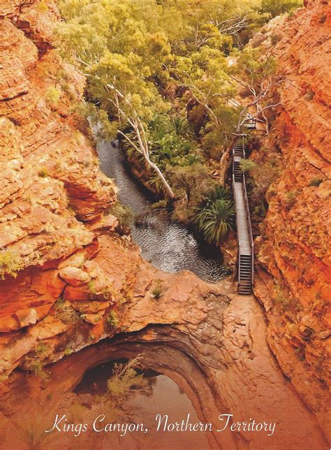 MY POSTCARD-PAGE: AUSTRALIA ~ Kings Canyon - Watarrka National Park