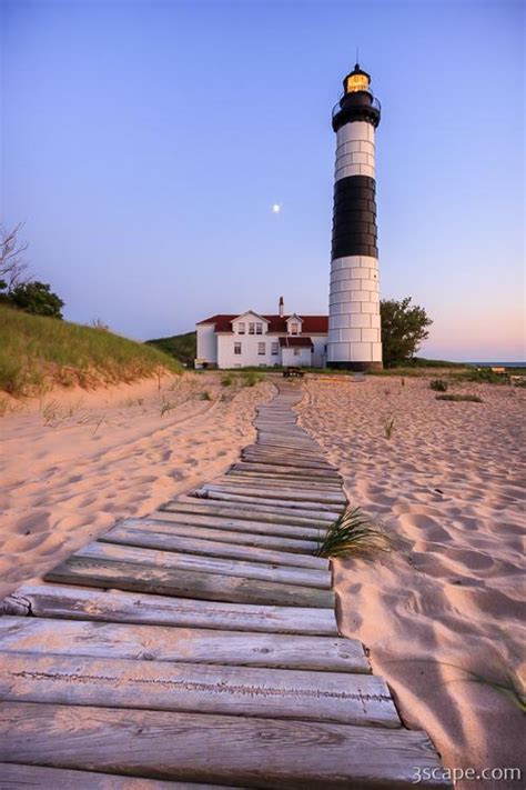 Big Sable Point Lighthouse Fine Art Print by Adam Romanowicz