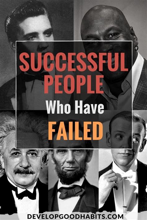 45 Famous Failures Who Became Successful People | Successful people ...