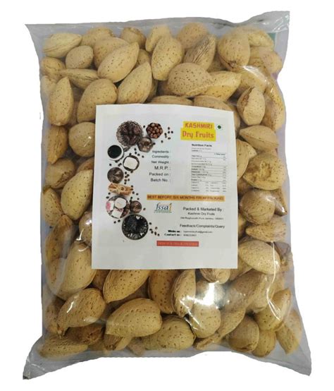 Kashmiri Dry Fruits Almond (Badam) 950 g: Buy Kashmiri Dry Fruits Almond (Badam) 950 g at Best ...