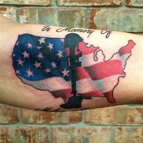 55 Heroic American Flag Tattoos