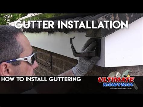 Amerimax Vinyl Gutter Installation