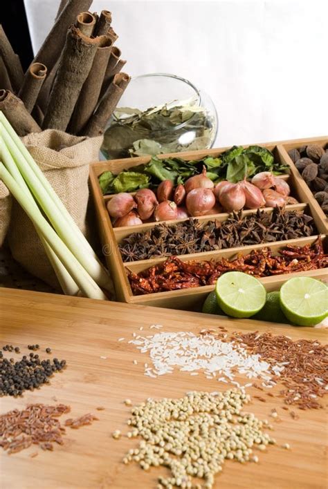 Fresh herbs and spices stock image. Image of peppercorn - 8861827