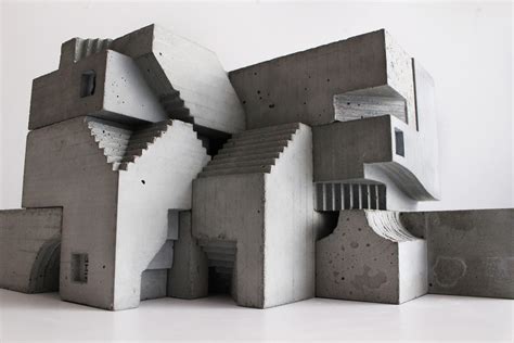 Brutalist sculptures by David Umemoto | News | Archinect