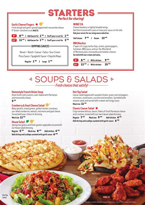 Pizza Delight menu in Bathurst, New Brunswick, Canada