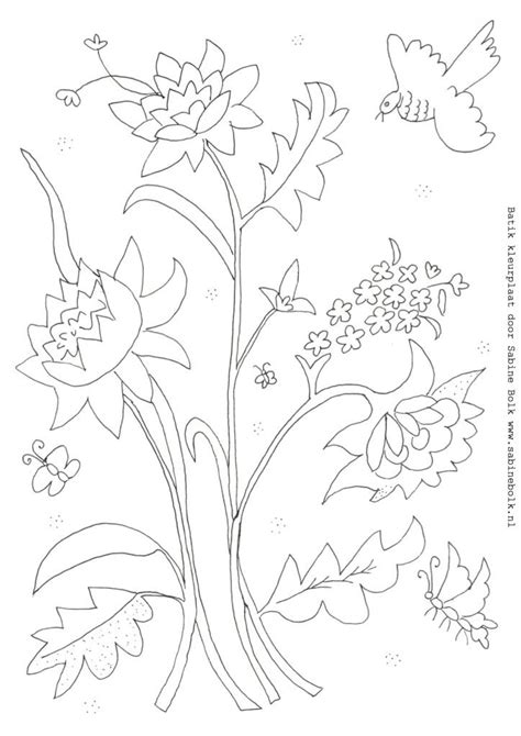 Colouring pages inspired by Batik motifs ~ Free download – Sabine Bolk