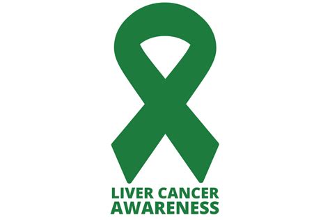 Liver Cancer Awareness Ribbon Graphic by atlasart · Creative Fabrica