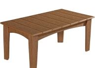 Island Outdoor Amish Coffee Table – Elegant Poly Design | Cabinfield