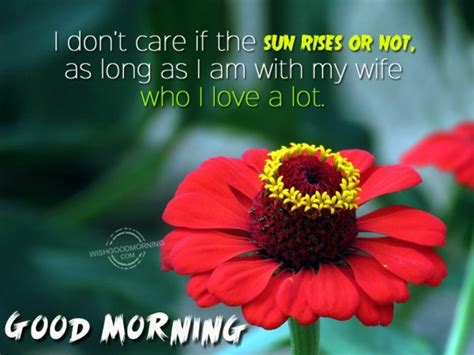 Good Morning Wishes For Wife Pictures, Images