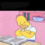 Homer simpson sleeping Meme Generator - Imgflip