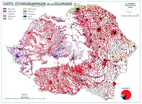 Ethnic map of Romania, 1930 : MapPorn