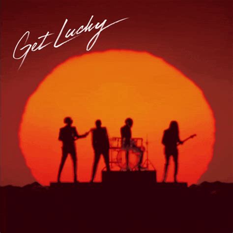 Daft Punk - Get Lucky - Quand des pochettes d’album prennent vie grâce aux gifs - Elle
