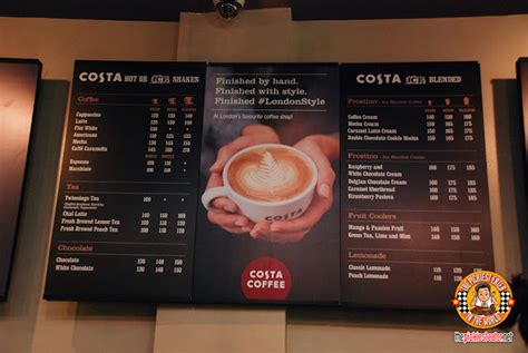 THE PICKIEST EATER IN THE WORLD: COSTA COFFEE IN THE PHILIPPINES: COFFEE GOES #COSTALONDONSTYLE