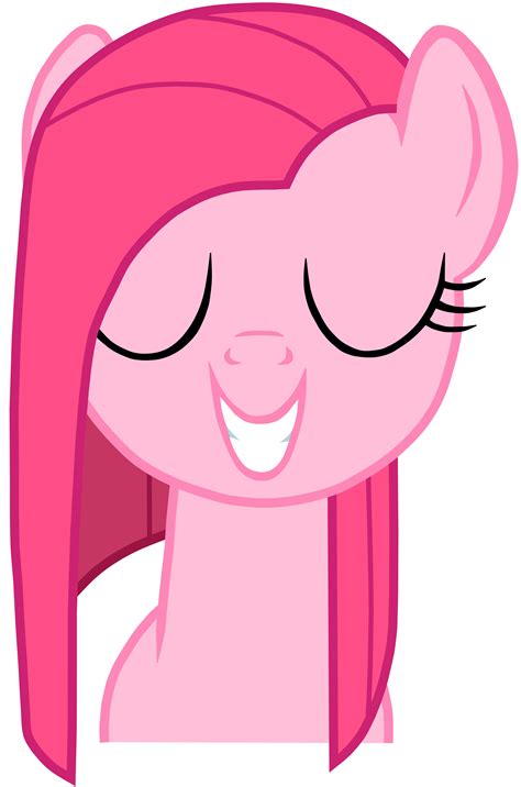 Pinkie Pie Head Vector by Sazlo on DeviantArt