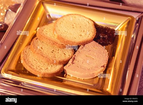 foie gras and toast Stock Photo - Alamy