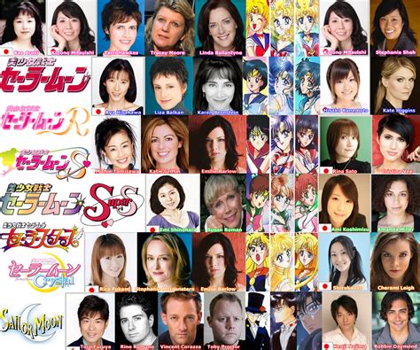 The Many Voice Actors of Sailor Moon and Sailor Moon Crystal -- Sailor Moon (Terri Hawkes ...