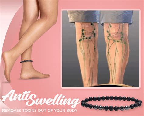 New Anti-Swelling Black Obsidian Anklet – Crazi_Deals