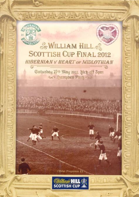 Scottish cup final programme 2012. | Midlothian, Only hearts, Scottish