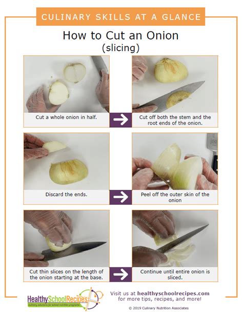 How to Cut an Onion: Slicing - Healthy School Recipes