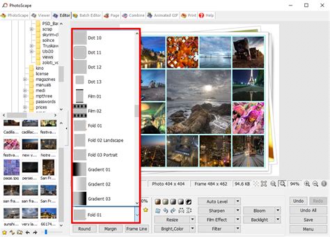 How to create a collage in PhotoScape